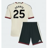 Dětský fotbalový dres Manchester United Manuel Ugarte #25 2026-27 Třetí Krátký Rukáv (+ trenýrky)